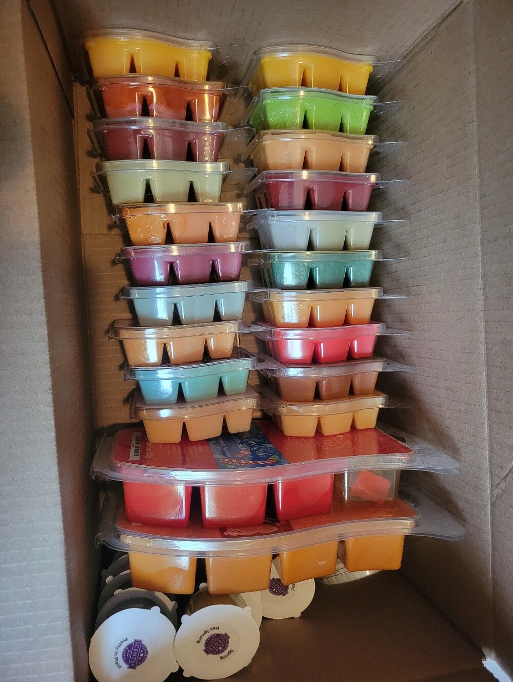Box of Assorted Scentsy Wax Melts
